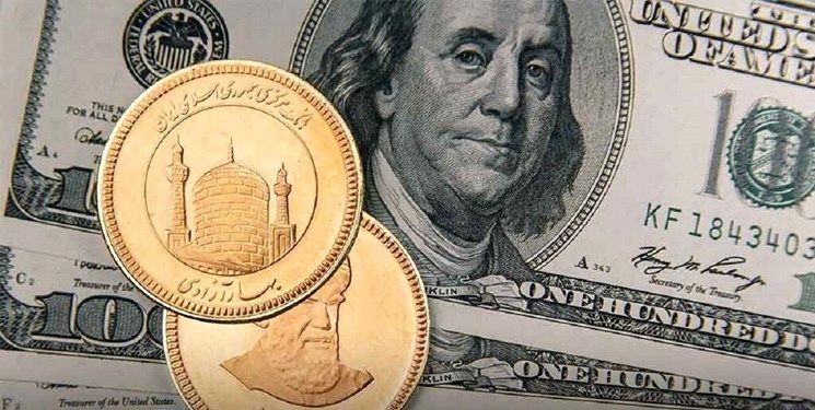 ثبات نرخ ارز و کاهش قیمت سکه در بازار