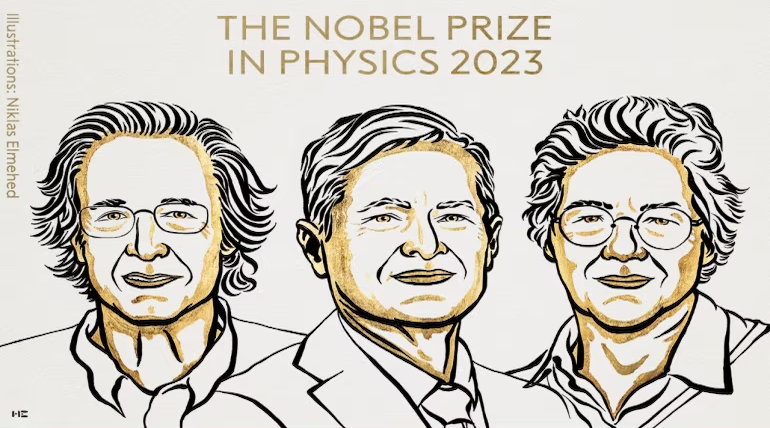 معرفی برندگان نوبل فیزیک ۲۰۲۳ + جزئیات