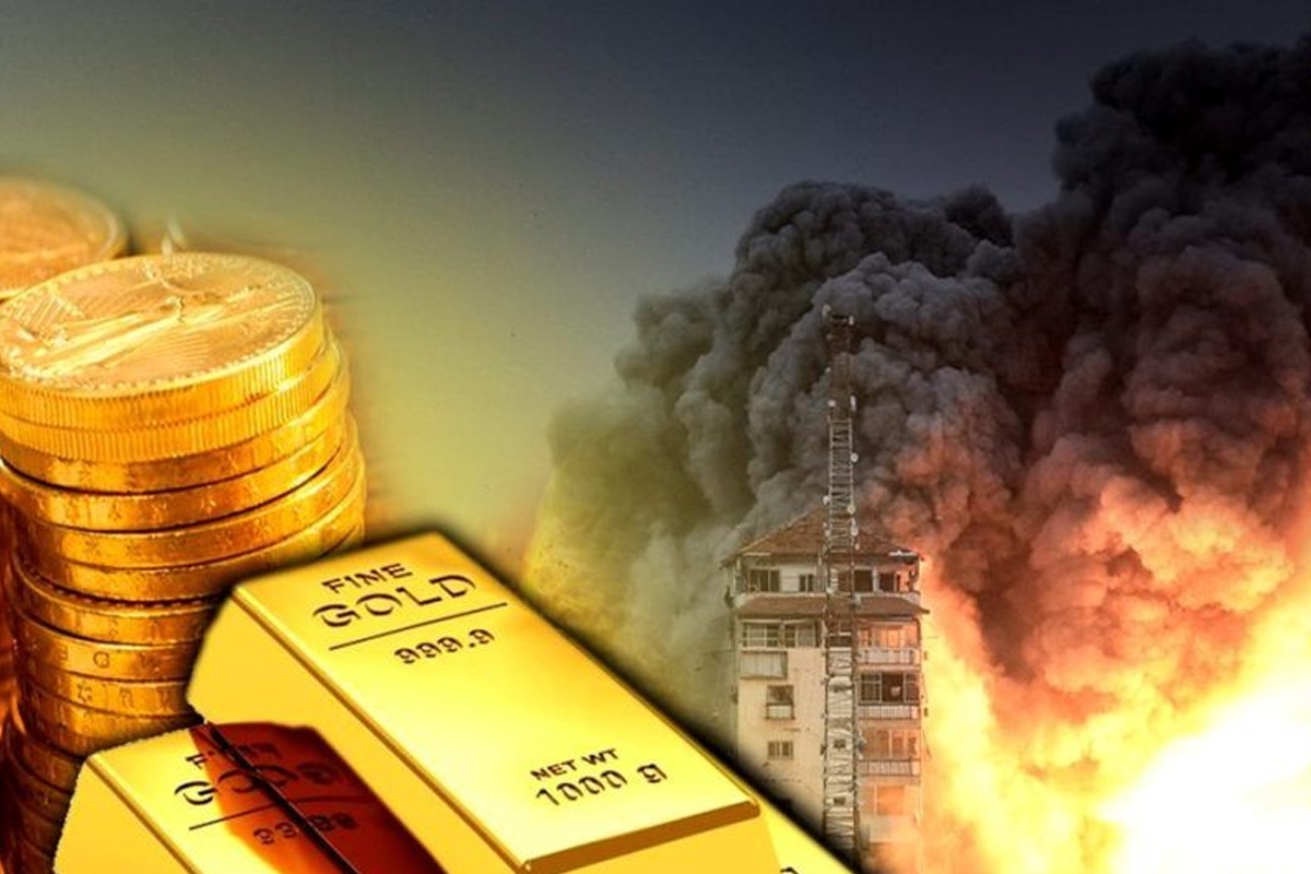 جهش64 دلاری طلا تنها بابت حمله به نوار غزه ست...