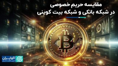 مقایسه حریم خصوصی در شبکه بانکی و شبکه بیت کوین